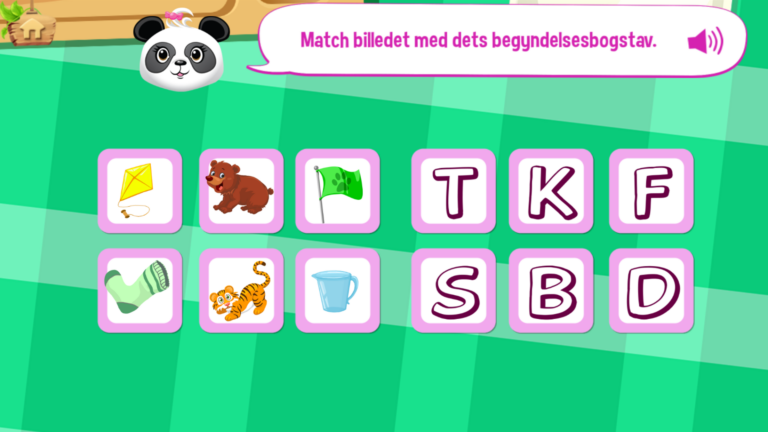 Match the picture with the letter